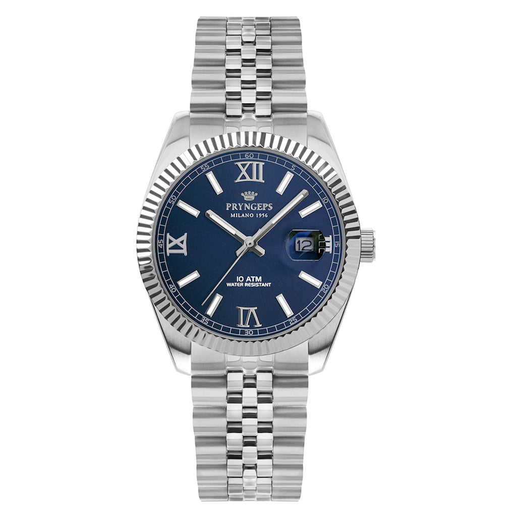 Orologio Uomo Pryngeps Quarzo Blu Acciaio Jubilè A821/2 BLU